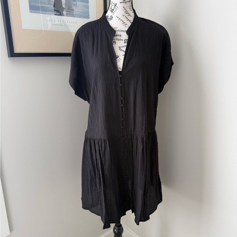 H&M Black Midi Dress